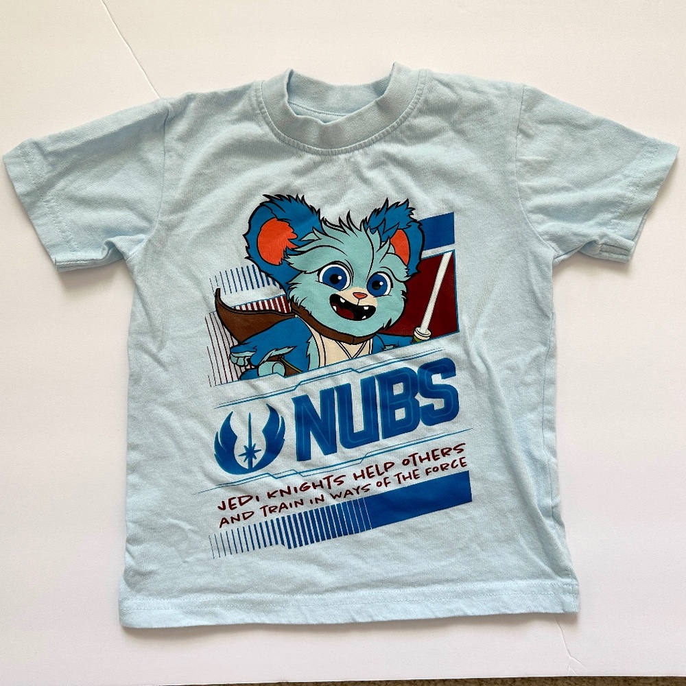 RARE Disney Star Wars Young Jedi Adventures Toddler T-Shirt Nubs Size 3T